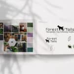 Forest Tails brand logo be more you brand design