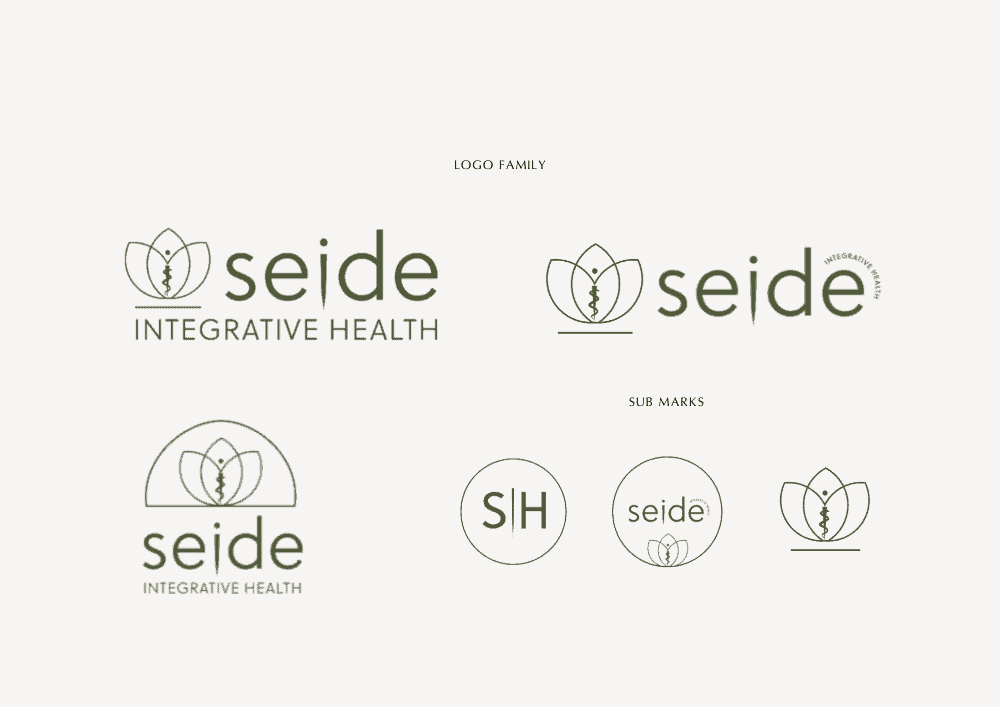 Seide integrative health brand design instagram design