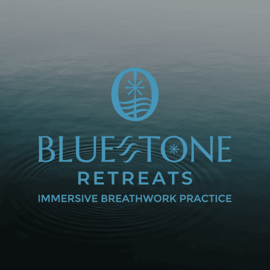 Bluestone retreats brand design for breathwork retreat