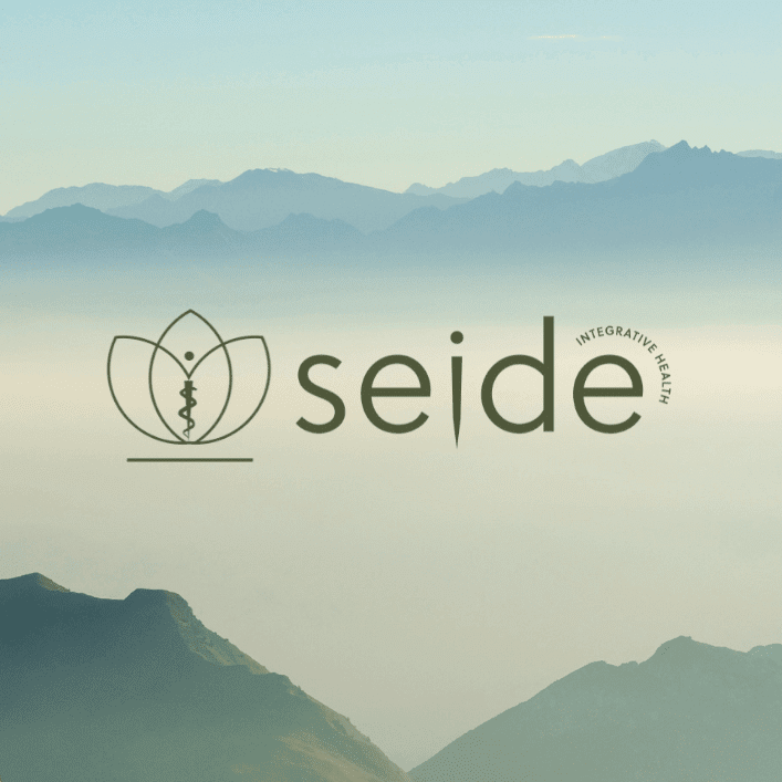 Seide integrative health brand design_logo background